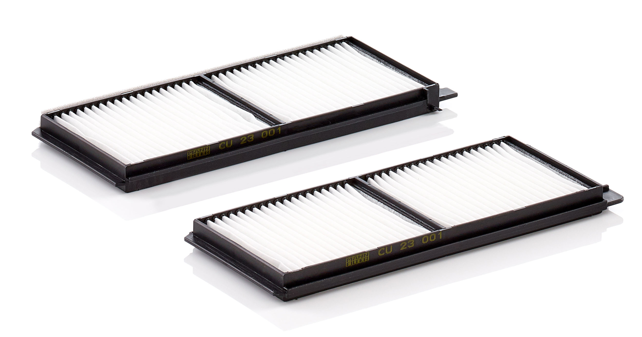 Mann-Filter CU 23 001-2 Cabin filter CU230012 CU230012 Mann-Filter Cabin filter