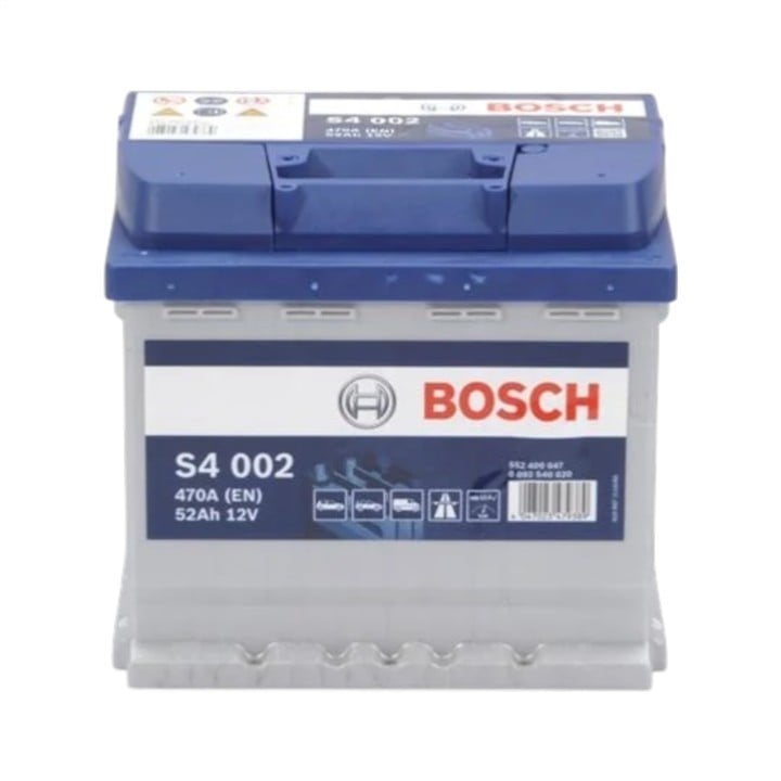 0092S40020 Bosch Battery Bosch 12V 52Ah 470A(EN) R+
