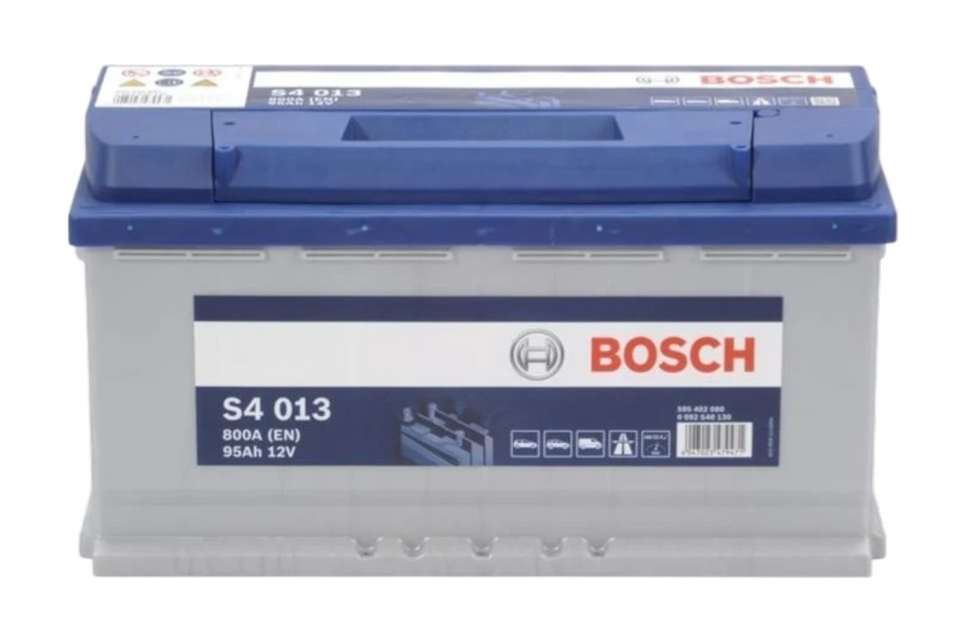 Accu Fiat Ducato: 0092S40130 Bosch Battery Bosch 12V 95Ah 800A(EN) R+