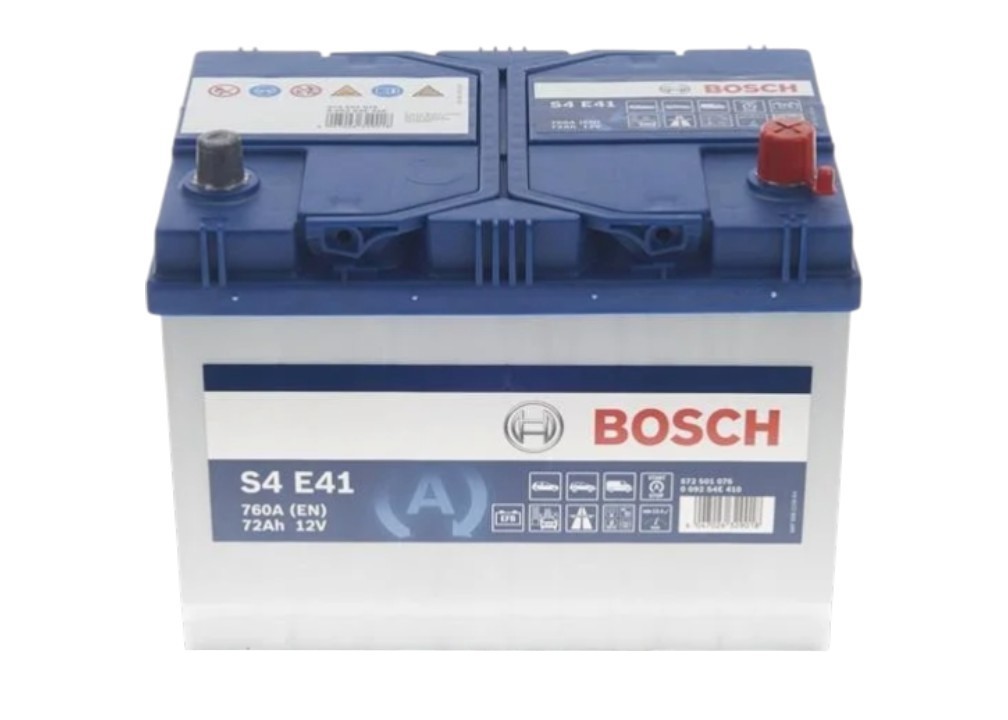 Accu Mazda 6: 0092S4E410 Bosch Battery Bosch 12V 72AH 760A(EN) R+