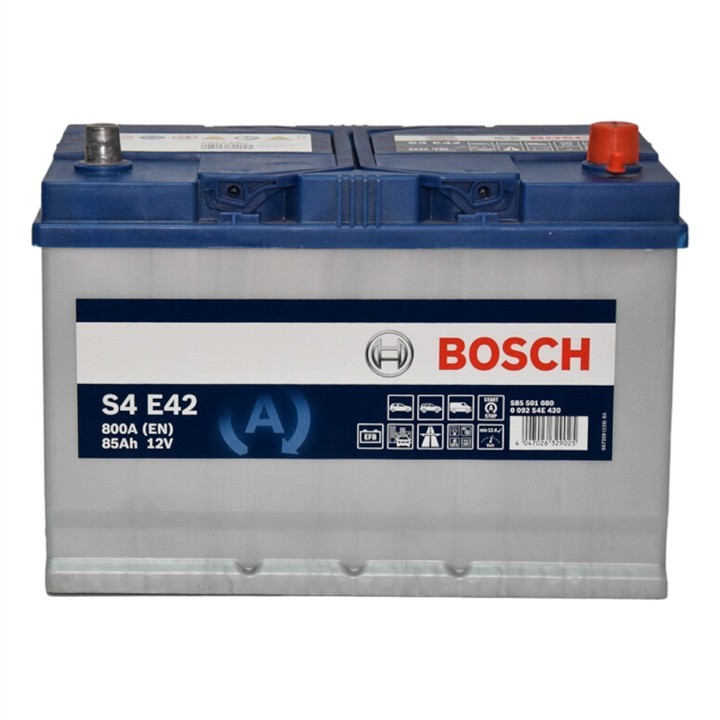 Starter battery Mazda 3: 0092S4E420 Bosch Battery Bosch 12V 85A 800A(EN) R+
