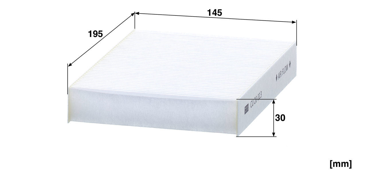 Cabin filter Mann-Filter CU 20 013