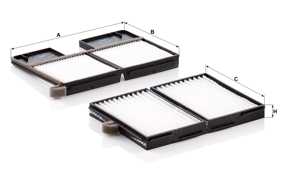 Cabin filter Mann-Filter CU 21 001-2