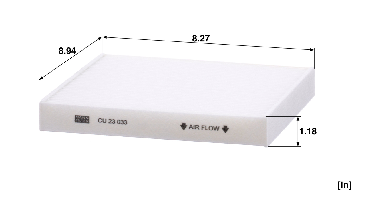 Filter, cabin air Mann-Filter CU 23 033