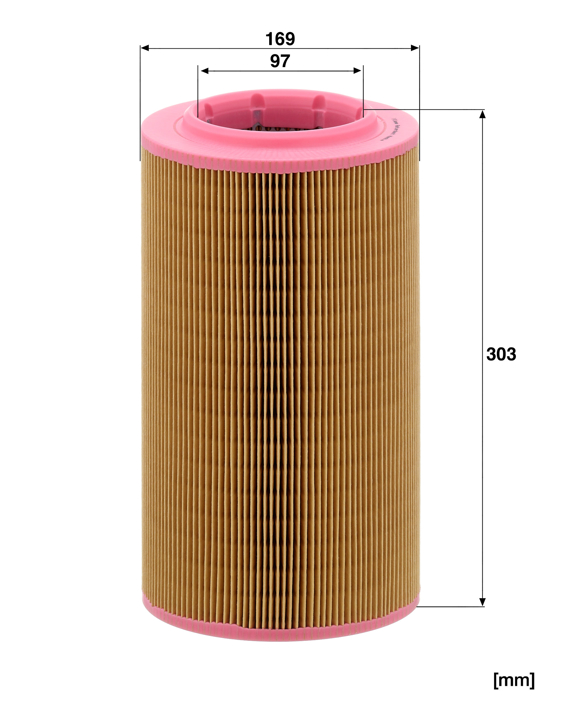 Air filter Mann-Filter C 17 237
