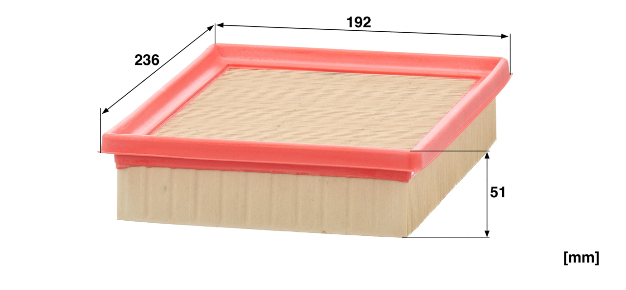 Air filter Mann-Filter C 2490