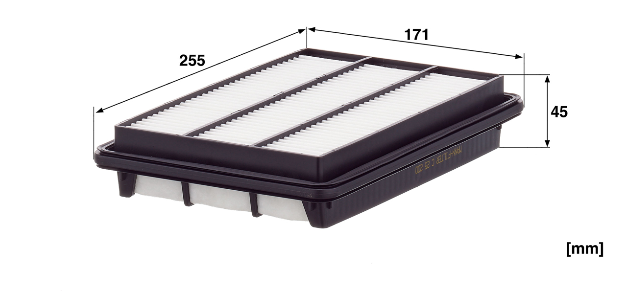 Air filter Mann-Filter C 25 200