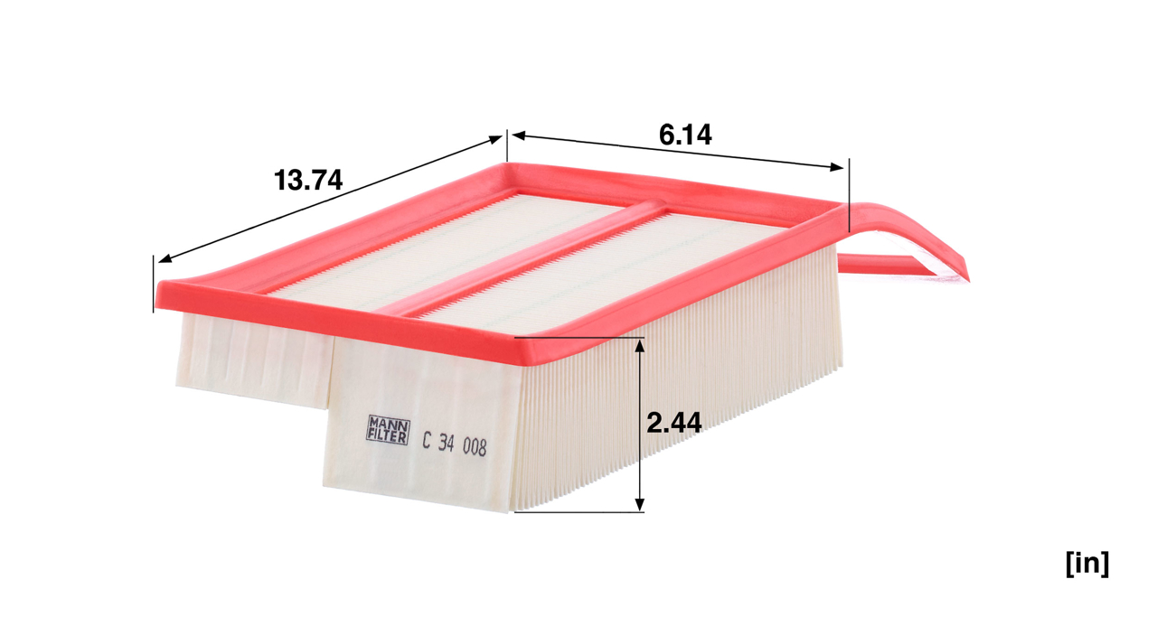 Air filter Mann-Filter C 34 008