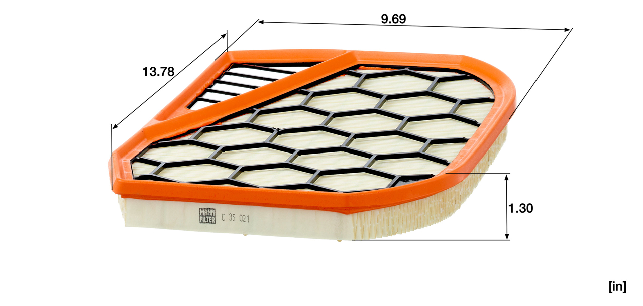 Air filter Mann-Filter C 35 021
