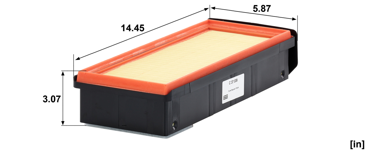 Air filter Mann-Filter C 37 009