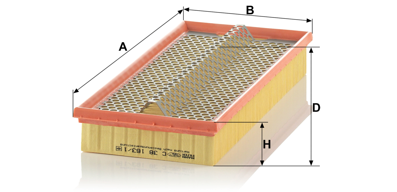Buy Mann-Filter C 38 163/1 at a low price in United Arab Emirates!