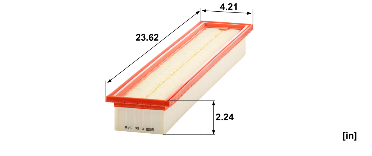Cabin filter Mann-Filter C 60 148