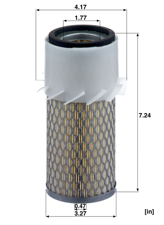 Air filter for special equipment Mann-Filter C 934 X