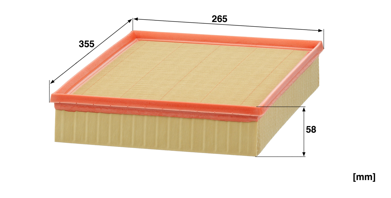 Air filter Mann-Filter C 4312/1