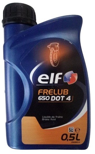 194744 Elf Brake fluid ELF Frelub 650 DOT 4, 0,5L