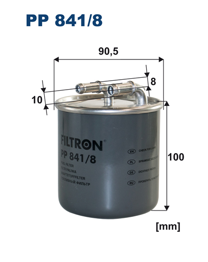 Filtron PP 841/8 Fuel filter PP8418 PP8418 Filtron Fuel filter