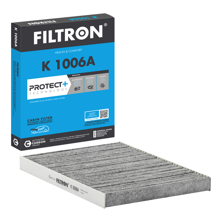 Cabin filter with activated carbon Filtron K 1006A