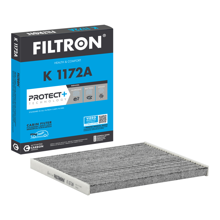 Cabin filter with activated carbon Filtron K 1172A