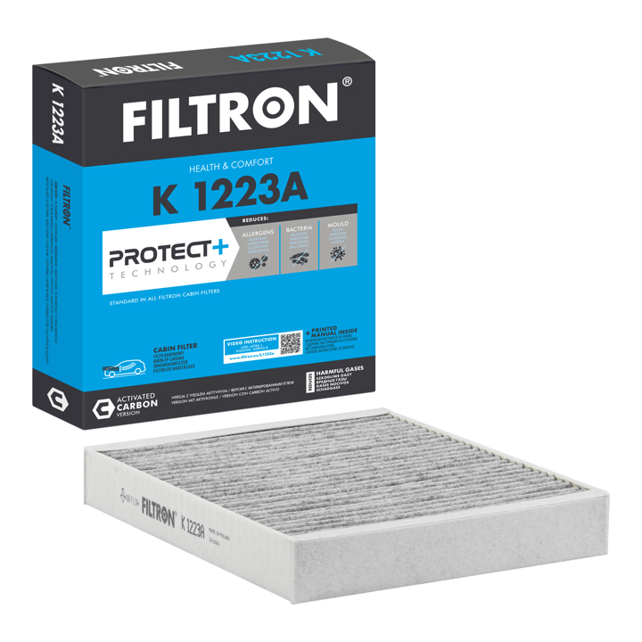 Cabin filter with activated carbon Filtron K 1223A