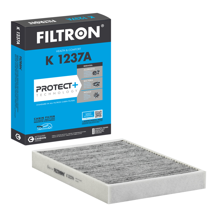 Cabin filter with activated carbon Filtron K 1237A