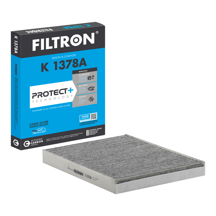 Cabin filter with activated carbon Filtron K 1378A