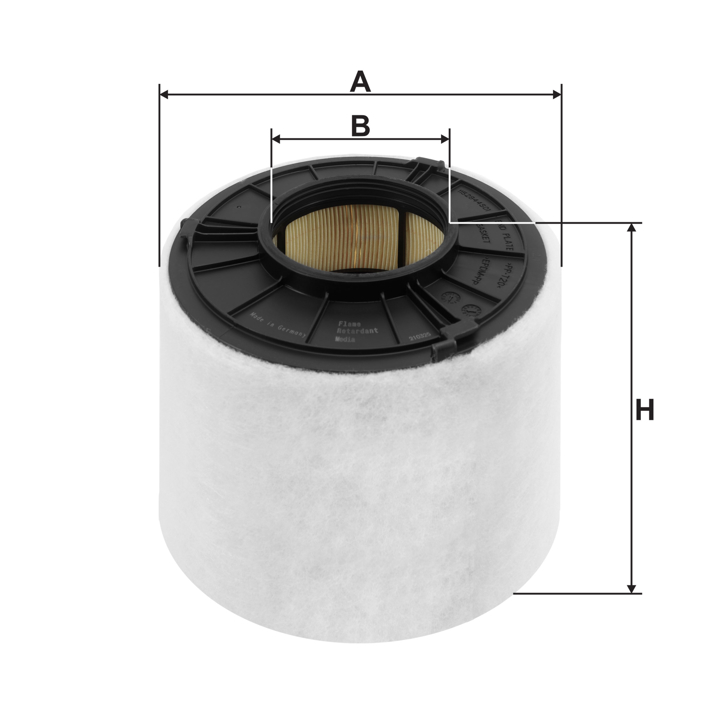 Air filter Filtron AK376