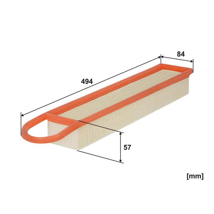 Air filter Filtron AP 058/8