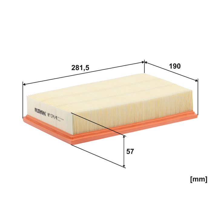 Air filter Filtron AP 074/4