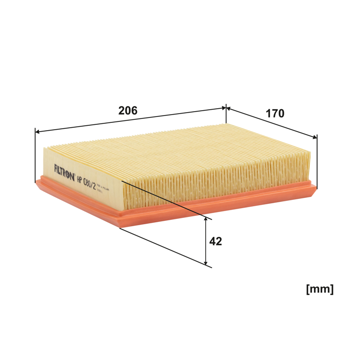 Air filter Filtron AP 080/2