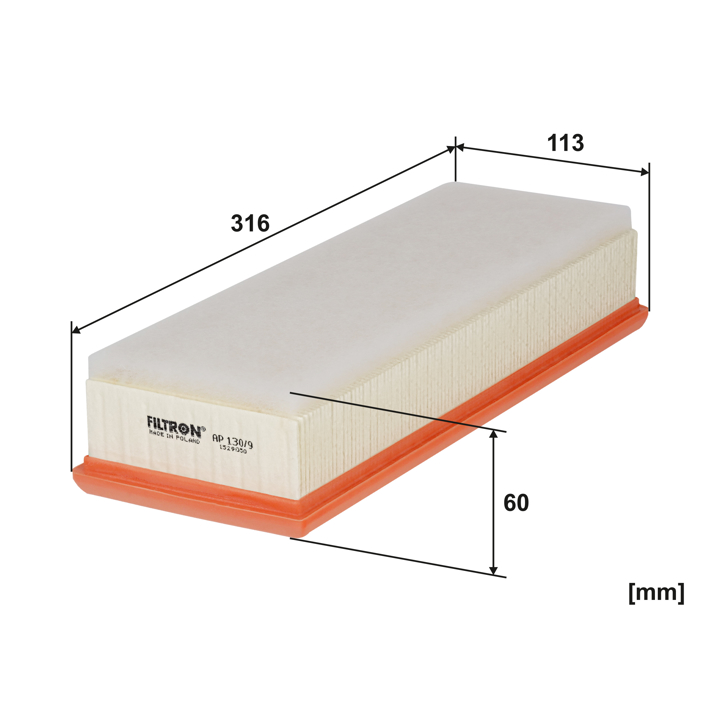 Air filter Filtron AP 130/9