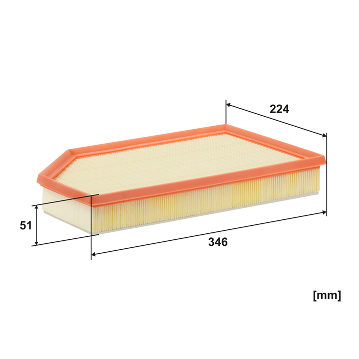 Air filter Filtron AP 165/6