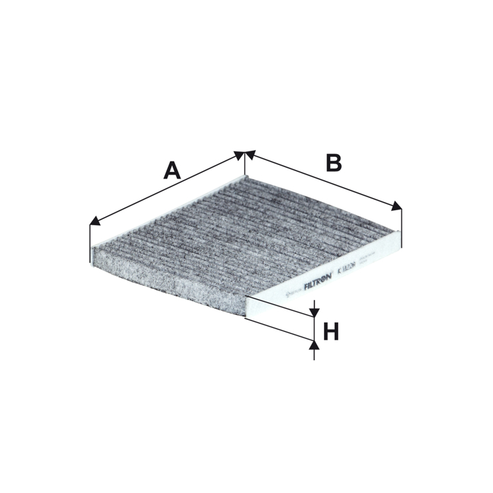 Cabin filter with activated carbon Filtron K 1122A