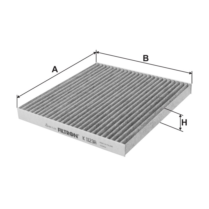 Cabin filter with activated carbon Filtron K 1123A