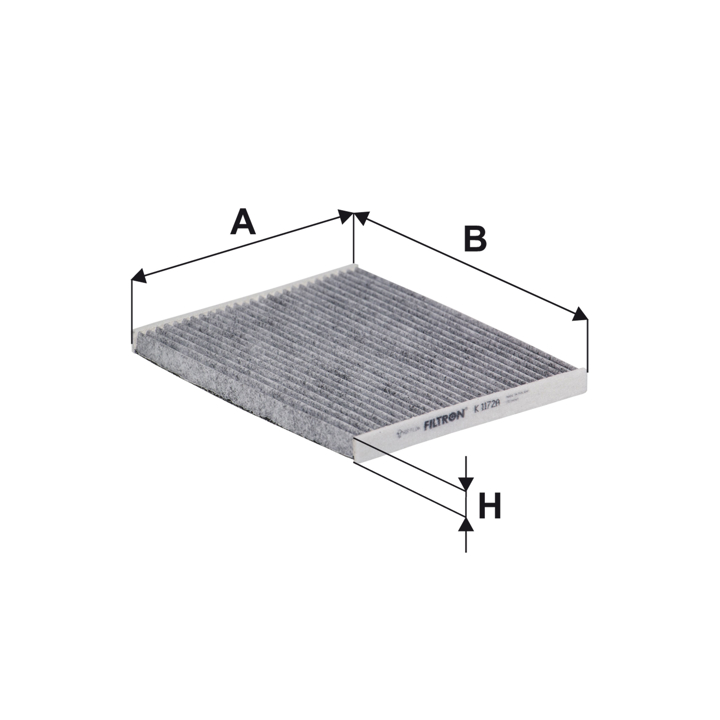 Cabin filter with activated carbon Filtron K 1172A