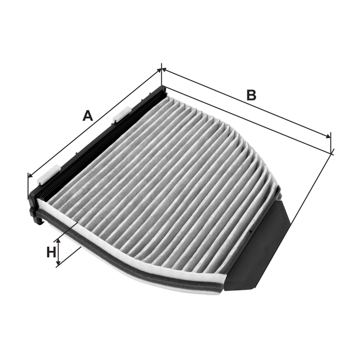 Cabin filter with activated carbon Filtron K 1246A