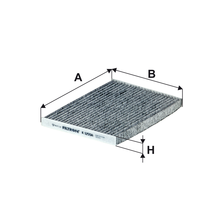Cabin filter with activated carbon Filtron K 1255A
