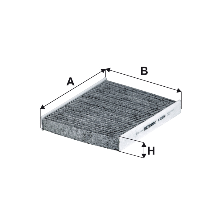 Cabin filter with activated carbon Filtron K 1310A