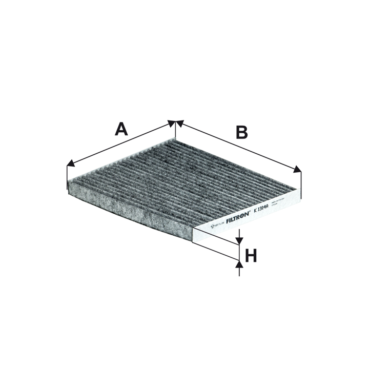 Filtron Cabin filter with activated carbon – price 49 PLN