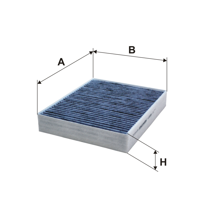 Cabin filter with activated carbon Filtron K 1331A