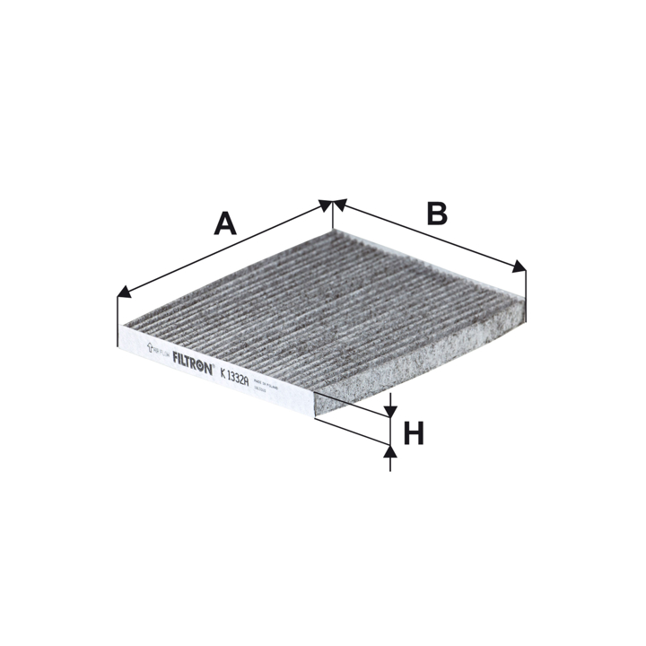 Cabin filter with activated carbon Filtron K 1332A