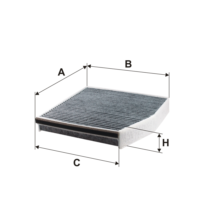 Cabin filter with activated carbon Filtron K 1346A