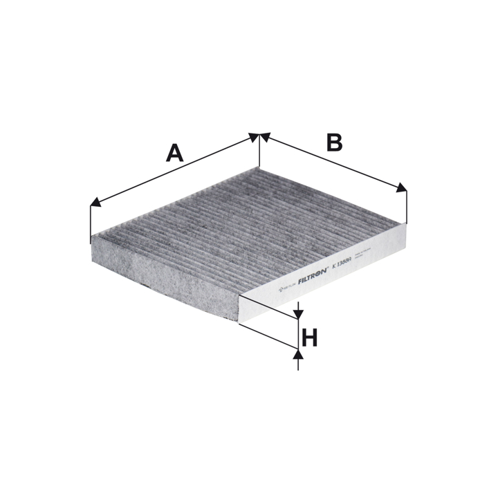 Cabin filter with activated carbon Filtron K 1388A