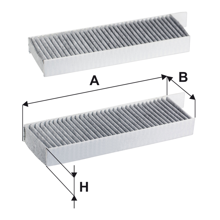 Cabin filter Filtron K 1433A-2X