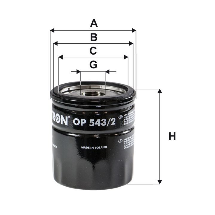 Filtron Oil Filter – price 24 PLN