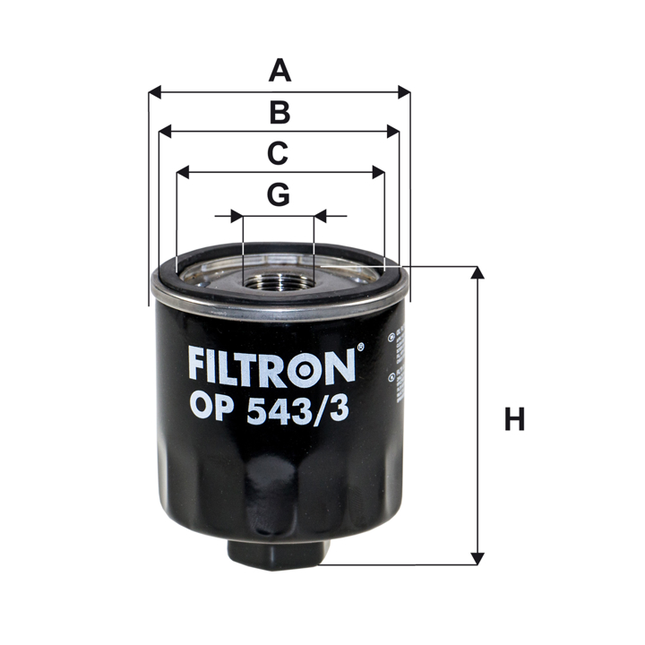 Oil Filter Filtron OP 543/3