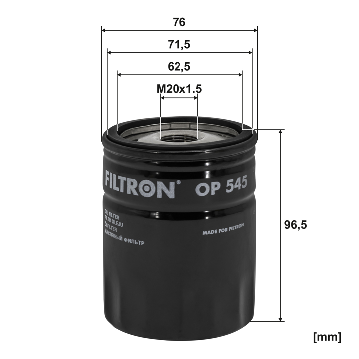 Filtron Oil Filter – price 14 PLN