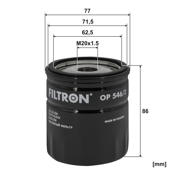 Filtron Oil Filter – price 25 PLN