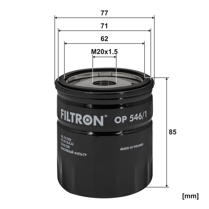 Filtron Oil Filter – price 21 PLN