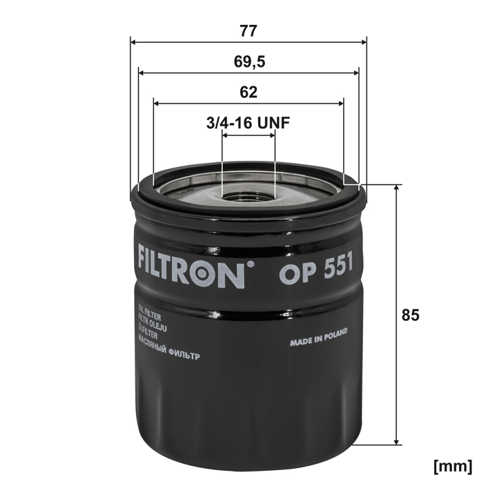 Filtron Oil Filter – price 13 PLN
