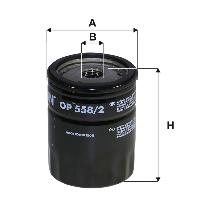 Oil Filter Filtron OP 558/2